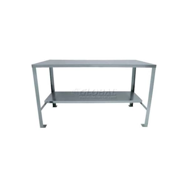 Jamco Jamco Commercial Work Table W/ 14 Ga 430 Series Stainless Steel & Undershelf, 48"W x 24"D YE248QQ - main